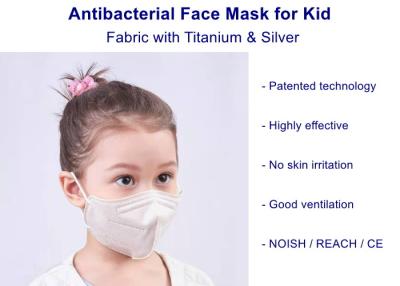 China 5 Layers Antimicrobial Medical Silver-coated Antibacterial KN95 Mask For Kids for sale