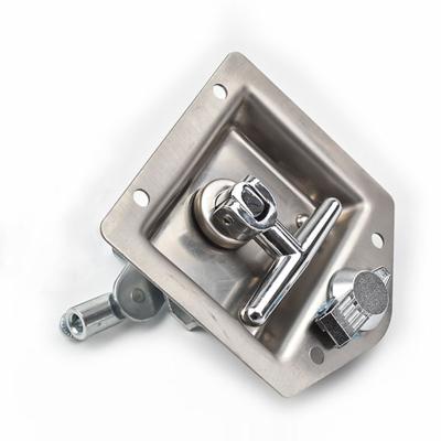 China Stainless Steel Folding T Handle Paddle Latch Lock For Electrical Equipment for sale