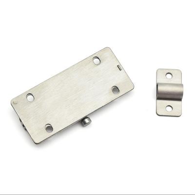 China 90mmx40mmx2.4mm Stainless Steel Spring Bolt Latch For Ships Vehicles Machine Tools for sale