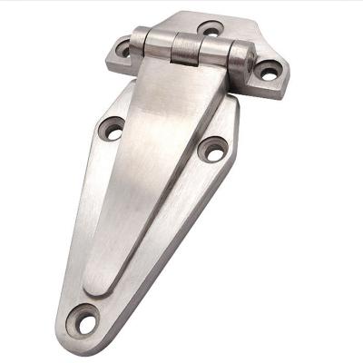 China 148mm Heavy Duty Hinges For Steel Doors 180 Degree Roaster Freezer for sale