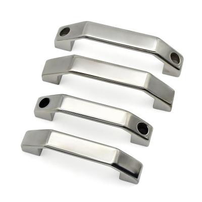 China Stainless Steel Handle U Shaped Cabinet Pull External Hole / Internal Thread Handle for sale