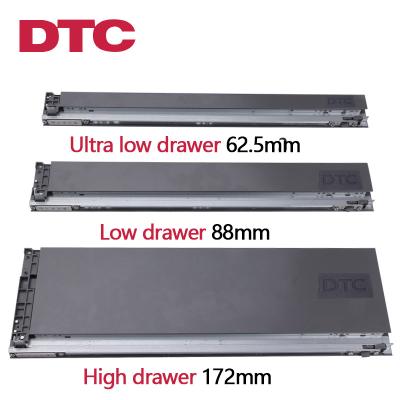 China Triple Extension Full Pull Out 10 Inch Drawer Slide 35kg 77lb for sale