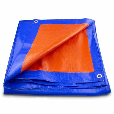 China Blue orange waterproof pe tarpaulin for truck cover tarpaulin plastic polyethylene tarpaulin sheet with cheap price for sale