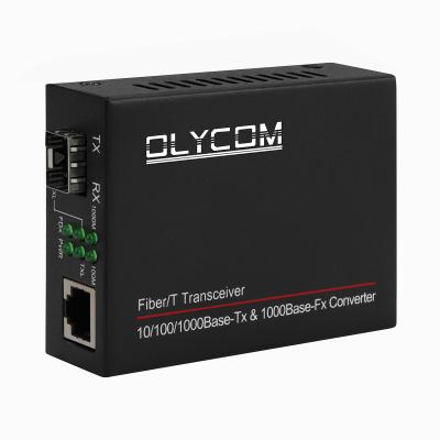 Chine noir DC5V de taille mini de convertisseur d'Ethernet de fibre de SFP non géré 1G à vendre