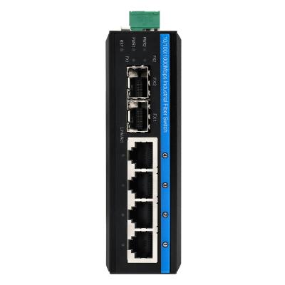 China 4 Port POE Din Managed Network Switch Gigabit Based Mini 48V Dual Input for sale