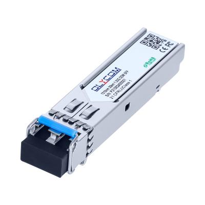 China 1.25G SFP Transceiver Module Single Mode 20km 1310nm 1550nm DDM Compatible With Cisco for sale