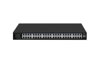 중국 48포트 기가비트 이더넷 스위치 SFP 섬유 업링크 관리되지 않은 랙 탑재 220V 입력 CE 목록 판매용