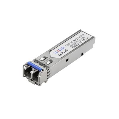 중국 DDM과 작은 GBIC SFP 모듈 송수신기 1.25G 단일모드 1310nm LC 연결기 판매용