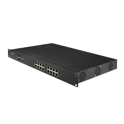 China 48Gbps Industrial Managed POE Switch 16Ports POE AF/AT 340W for sale