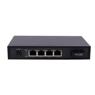 China Dual Fiber Multimode 550m Fiber Optic Ethernet Switch With Four RJ45 Ports for sale