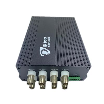 China 1ch RS422 Data Video Digital Optical Converter For PTZ Camera AHD/HD Video for sale