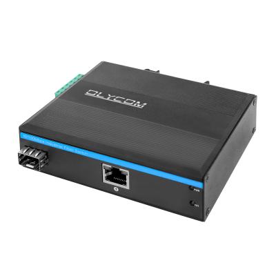China Industrial Ethernet Media Converter With PoE 15.4W 30W for sale