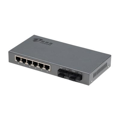 China Desktop Ethernet Switch With 6RJ45 Ports , DC5V1A 8 Port Optical Switch for sale