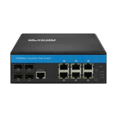 China 15.4W Industrial Managed POE Switch 6 Ports Supporting Poe Gigabit Ethernet for sale