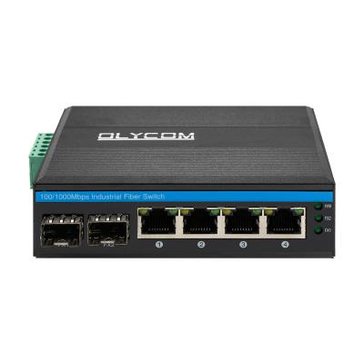 China 4 Port Industrial Gigabit POE Switch For CCTV System for sale