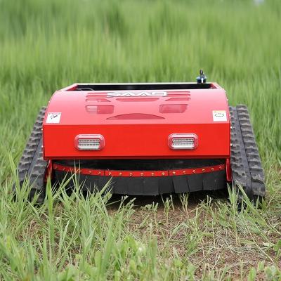 China 680m Control Distance Mini Electric Riding Lawn Mower 1100MM for sale