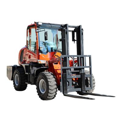 China SYC 35 1220MM 40KW  Forklift Truck Truck Mounted Forklift 4X4 for sale