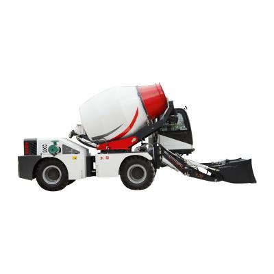 China 4 Cubic Self Loader Concrete Mixer Mobile Mixer Truck 7100 X 2750 X 3300mm for sale