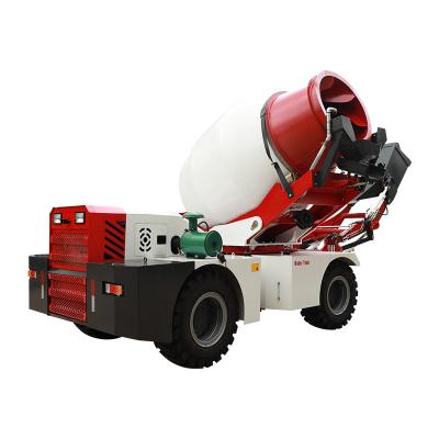 China 3.0 Cubic Self Mixing Concrete Truck Metered Concrete Truck 2.4M Batch 76kw for sale