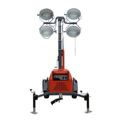 China 094M 5M LED Mobile Light Tower Portable Lighting Towers Halogen Bulbs for sale