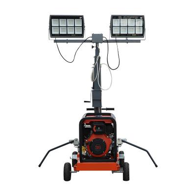 China 090L Manual Mobile Light Tower Portable Light Tower Generator Two Lamp for sale
