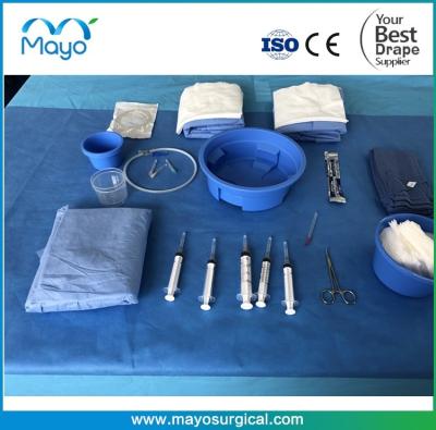 China CE ISO Angiography Drape Pack Angio Surgical Drape With Adhesive for sale