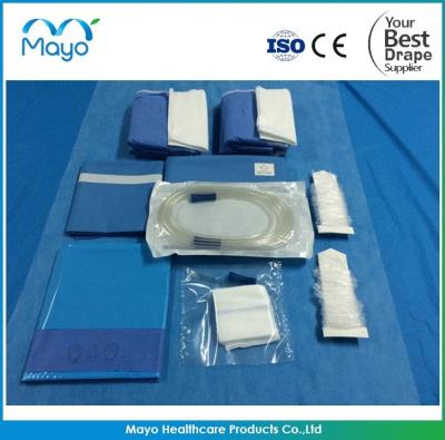 Китай Зубоврачебные EO стерильные задрапировывают ритмоводитель наборов устранимый задрапировывают голубое продается