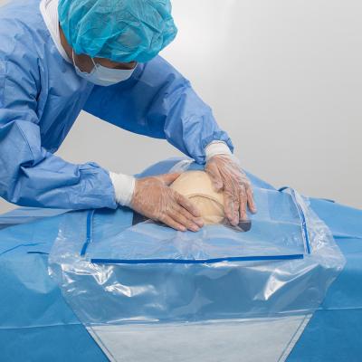 Chine Le Craniotomy chirurgical drapent le général universel de paquet drape l'ordre technique stérile à vendre