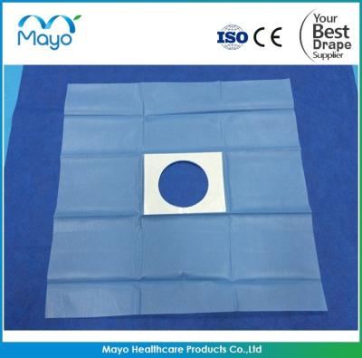 China 40gsm SMS Fenestrated Surgical Drapes With Hole For Hospital Clinic for sale