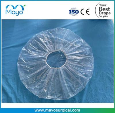 China medical transparent PE equipment covers /banded bags for Cardio/Angio drape pack for sale