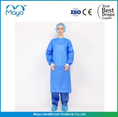 China Medical Non Woven Surgical Gown SMS Disposable Surgical Gown for sale