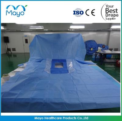 China EO Sterile Disposable Laparotomy Drape Sets Pack Kits For Abdominal Surgery for sale