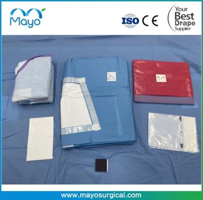 中国 Customized Surgical Pelviscopy Laparoscopy Drape Pack Medical Consumable 販売のため