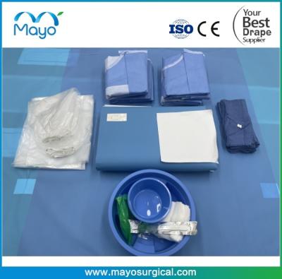 China Interventional Cardiology Sterile Angiography Drape Kits With Angio Drape zu verkaufen