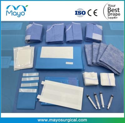 中国 Disposable Surgical Major Laparotomy Abdominal Drape Pack With Lap Sponge 販売のため
