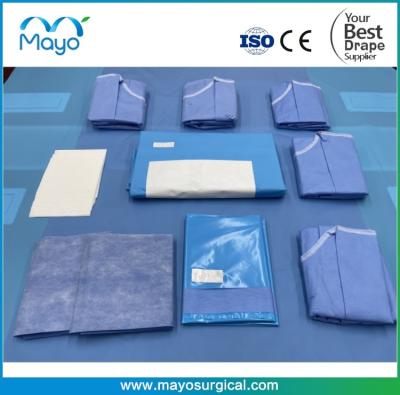 China Sterile Disposable Surgical Lithotomy Drape Pack Medical Consumable for sale