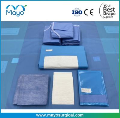 China Medical Disposable Customized Surgical Cystoscopy Drape Packs Combodia Factory en venta
