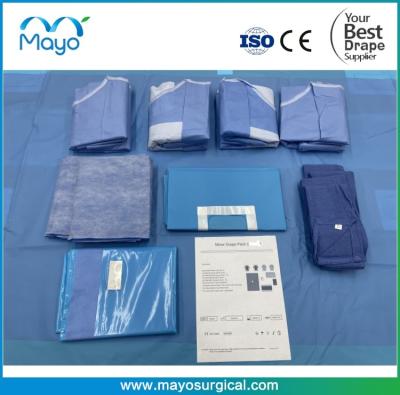 China SMS / PP EO Sterile Disposable Surgical Drape Pack Medical Supply for sale