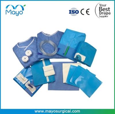 Κίνα Επιλογές χειρουργικής επέμβασης Οδοντικά εμφυτεύματα και στοματική χειρουργική επέμβαση / χειρουργική επέμβαση Pack (All In One Drape Kit) προς πώληση
