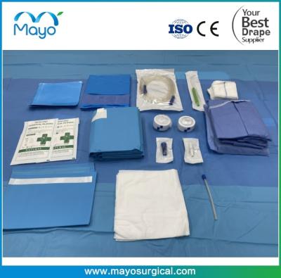 China SMS / Crepe Paper Dental Implantology Drape Pack Mayo Protect Plus Premium for sale