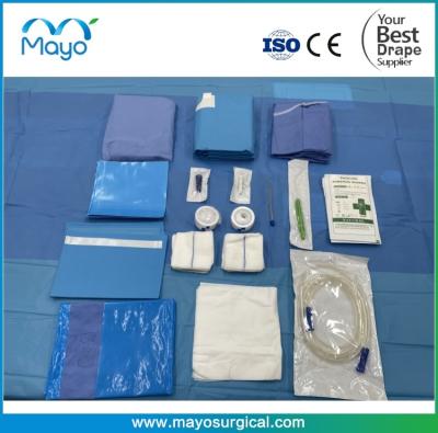 China EO Gas Sterile Disposable Implantology Oral Drape Kits Customized Size for sale