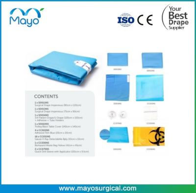 China MDDI Nonwoven Dental Drape Kits Implant And Oral Surgery Procedure Pack for sale