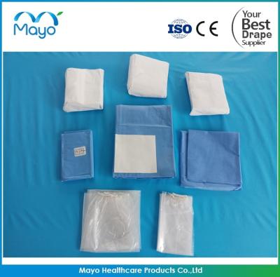 China Surgical Pack Sterile Coronary Angiography Drape Pack With Panel en venta