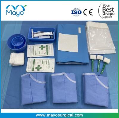 China Radial Femoral Angiography Drape Pack For Endovascular Procedures for sale