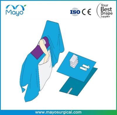 China Dispositivo Médico De Uso Único Pacote Essenciais De Drapeamento Quirúrgico Da Quadra à venda