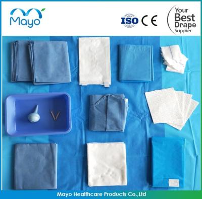 China Adhesive Obstetrics Drapes SMS Under Buttocks Drape With Pouch for sale