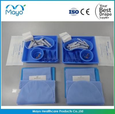 China Hospital Disposable Ophthalmic Drape Pack PE Viscose Material Customized for sale