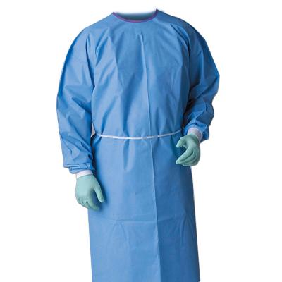 China Nonwoven Sterile Surgical Gowns EN13795 SSMMS Gown Hospital Use for sale
