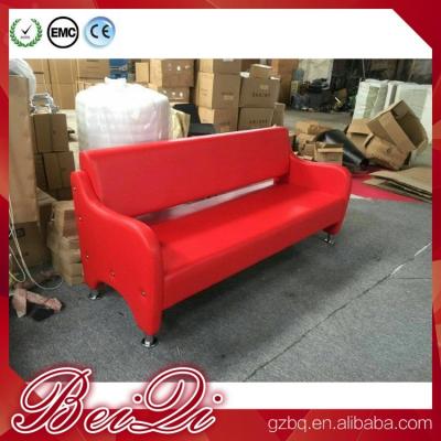 China Waiting area seating cheap waiting room bench chairs barber shop waiting benches 3-seater for sale