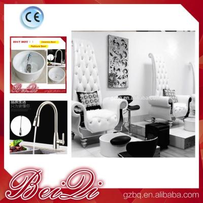 China 2017 used round bowls cheap king throne chair spa pedicure for sale faucet dimensions for sale
